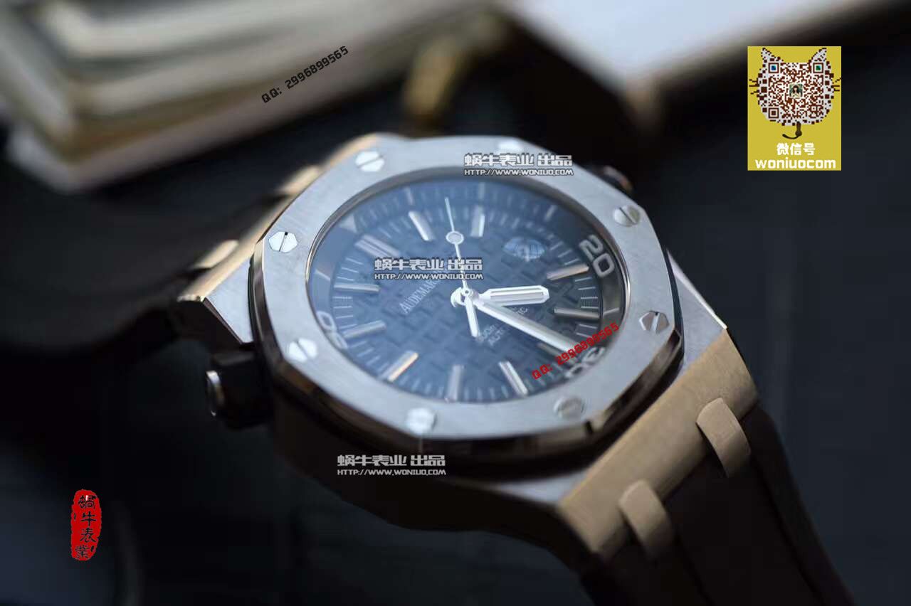 【实拍图鉴赏】N Factory 神器-Audemars Piguet  Replica Copy AP皇家橡树离岸经典15703ST.OO.A002CA.01男士 Watches  / AP031B