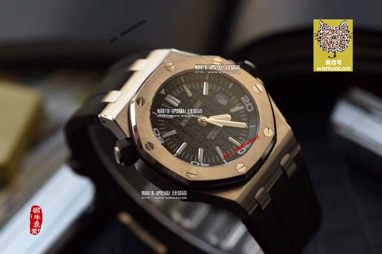 【实拍图鉴赏】N Factory 神器-Audemars Piguet  Replica Copy AP皇家橡树离岸经典15703ST.OO.A002CA.01男士 Watches  / AP031B