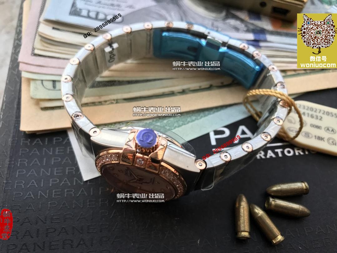 【实拍图鉴赏】HBBV6 Factory 1:1 High quality  Copy OMEGA Constellation 系列1297.75.00女表 / M226