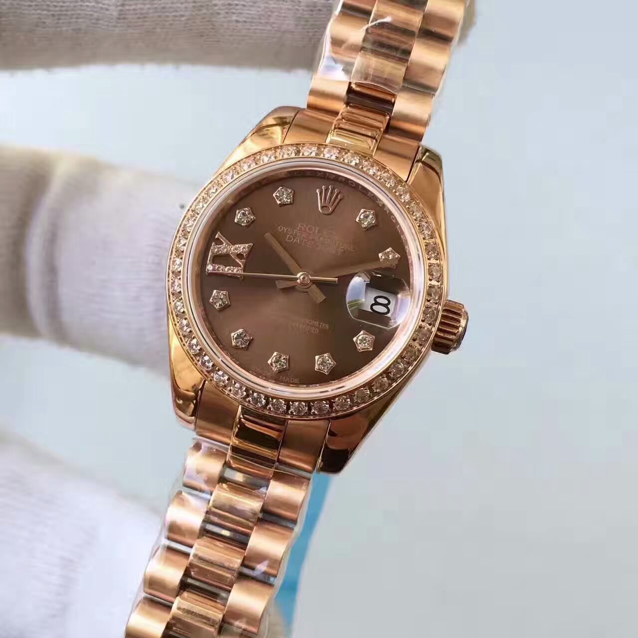 【台湾 Factory 1:1 Replica  Copy  Watches 】 Rolex 女装  Datejust 系列279135RBR-83345 wrist watches  / R145
