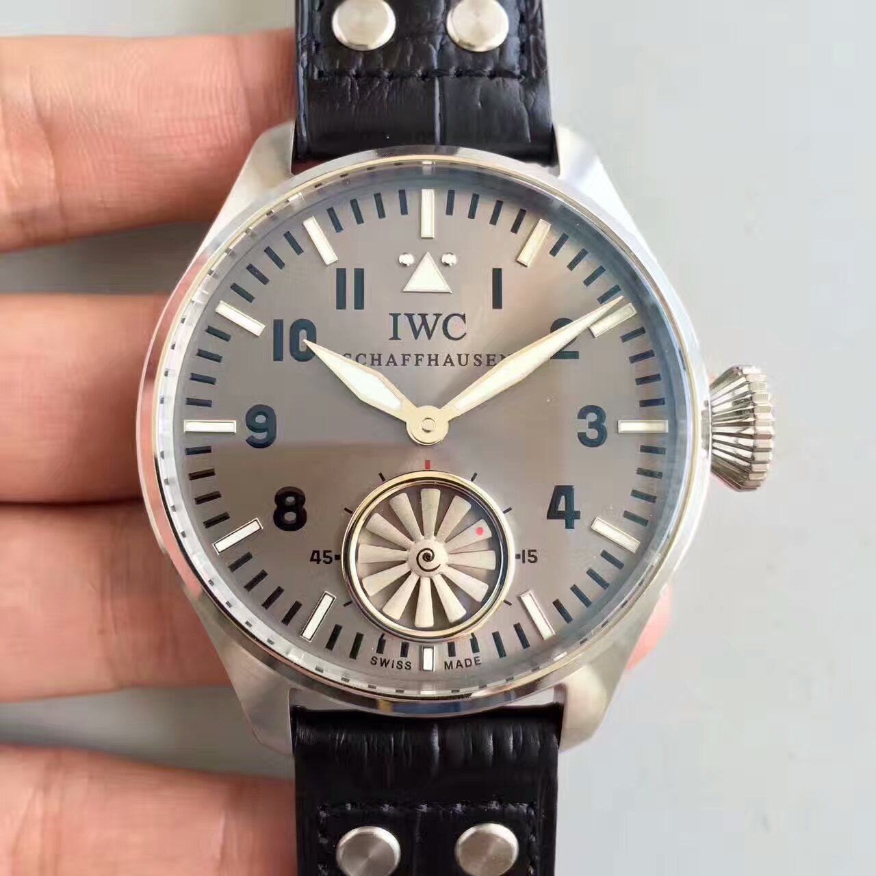 【KW Factory 1:1 Replica Watches 】 IWC 飞行员IW500301（俗称涡轮大飞） 最新终极升级版 / WG109 