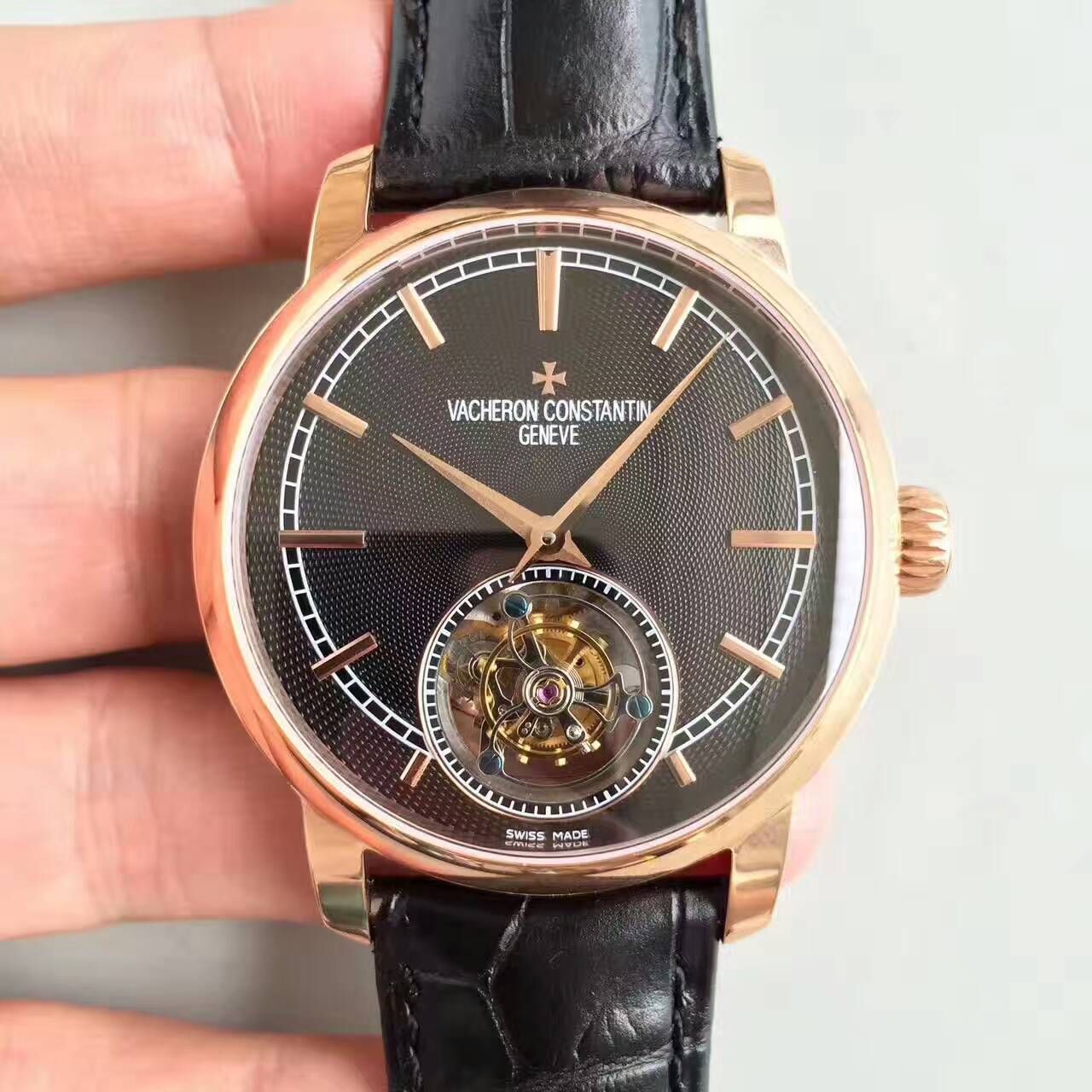 【LH Factory  top 1:1 Knockoff  Watches 】Vacheron Constantin  传袭系列6500T/000P-B100真 Tourbillon  wrist watches  / JS181
