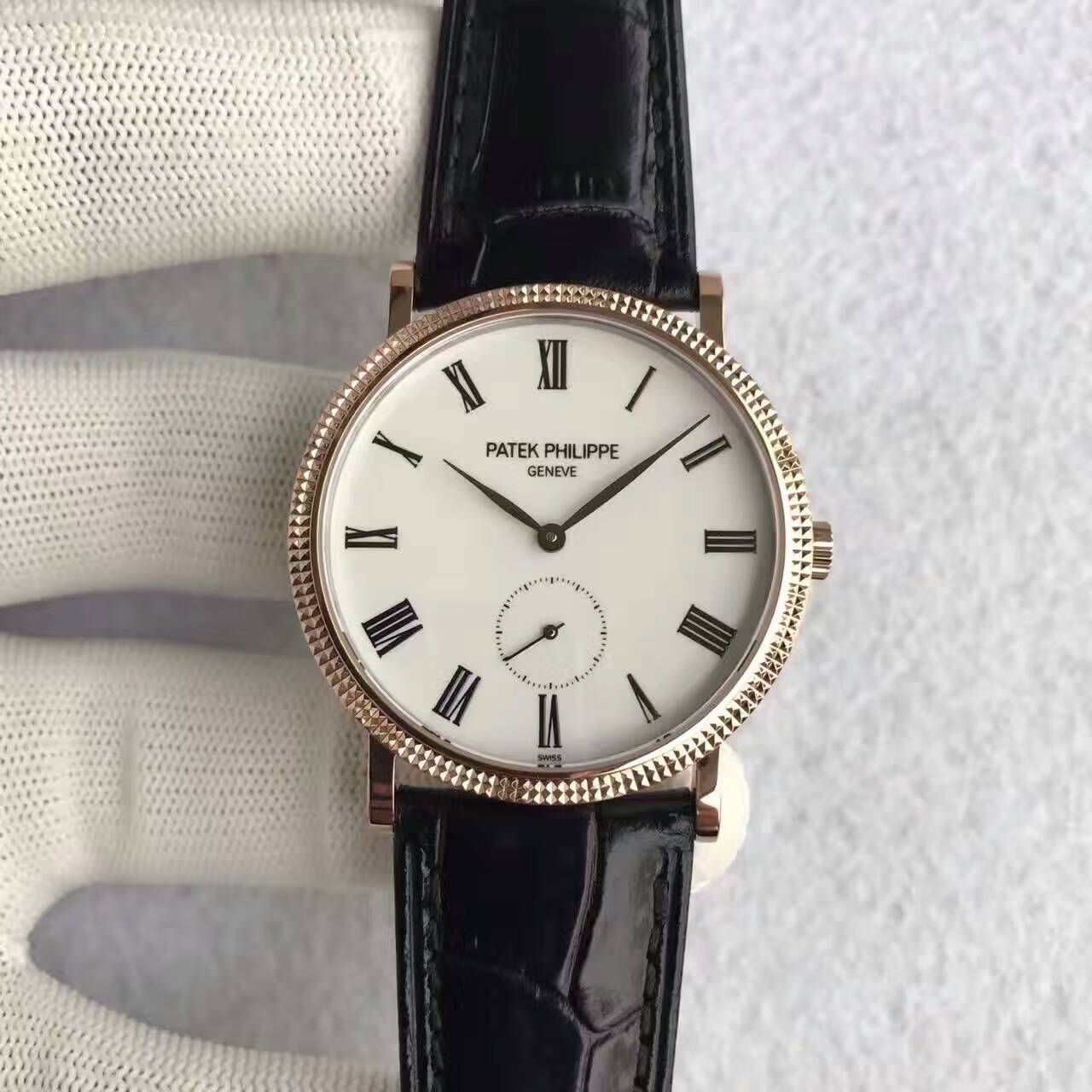 【台湾 Factory  Perfect  High quality  Replica Watches 】 PATEK PHILIPPE 古典表系列5119R-001 wrist watches  / BD207