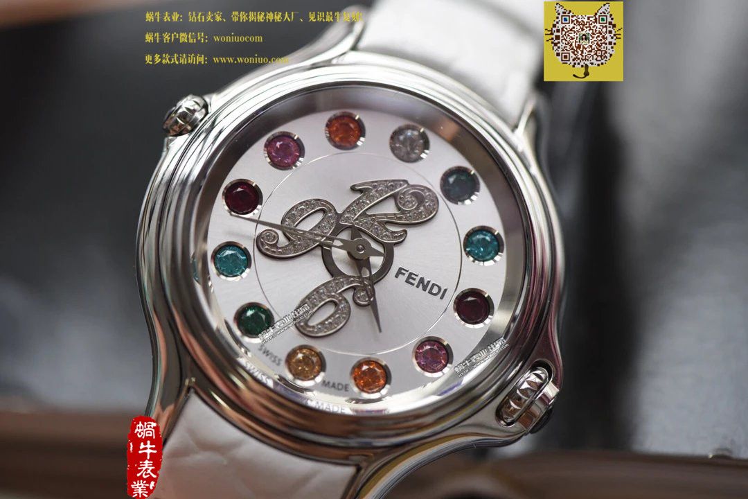 【XF Factory  Perfect  High quality  Replica Watches 】芬迪（Fendi）Crazy Carats全新 wrist watches 系列全新女士 wrist watches  / 芬迪FD001