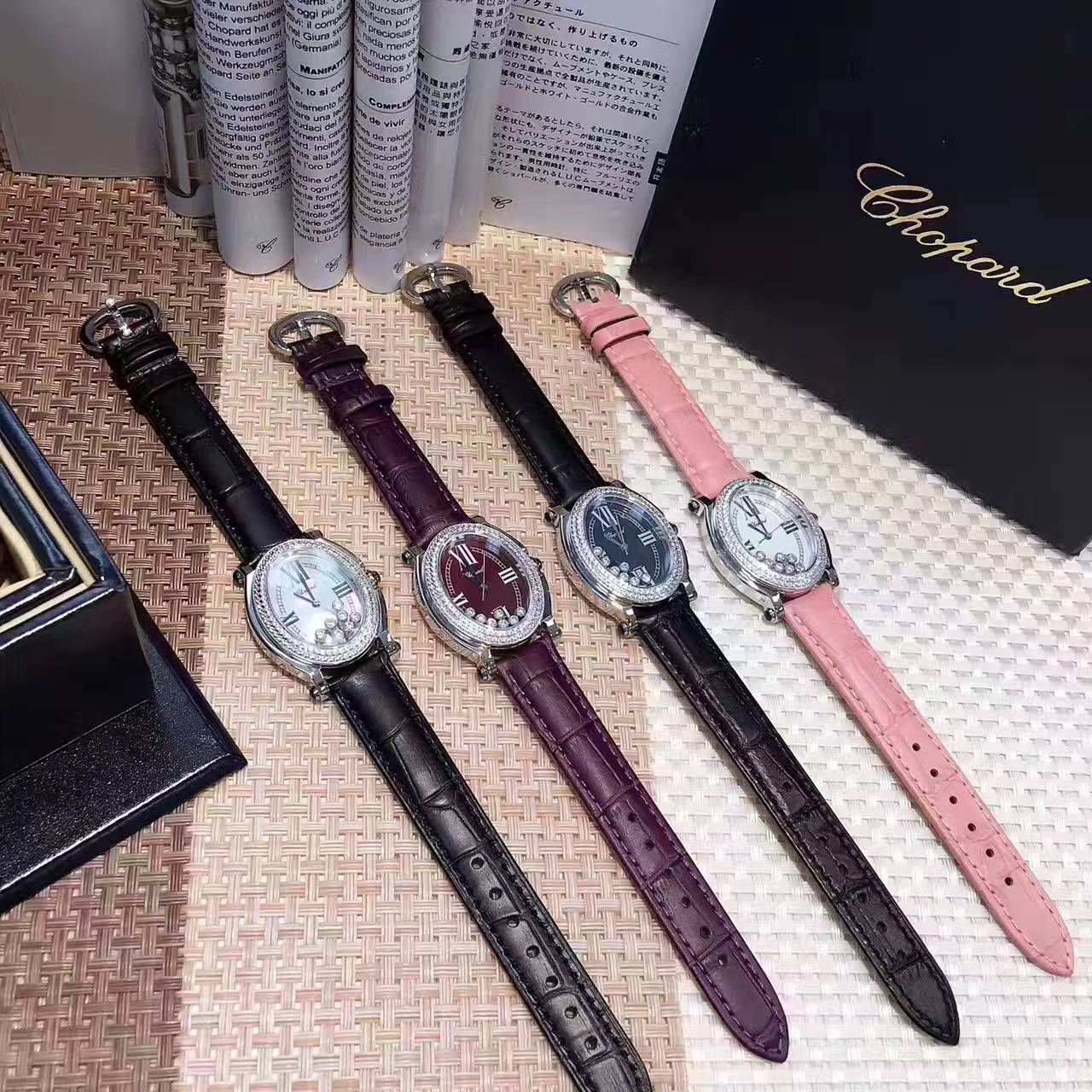 【 Perfect  High quality  Replica Watches 】邦经典全新升级版Happy Sport系列278546女士 wrist watches  / XB008