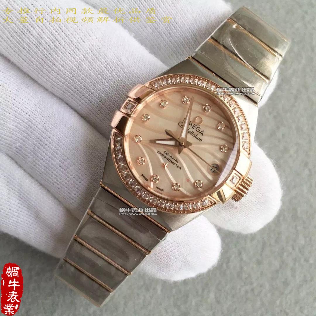 【HBBV6 Factory 1:1 High quality  Replica Watches 】OMEGA Constellation 系列123.10.27.20.55.001女士 wrist watches  / M151A