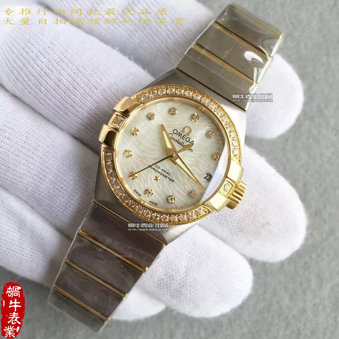 【HBBV6 Factory 1:1 High quality  Replica Watches 】OMEGA Constellation 系列123.10.27.20.55.001女士 wrist watches  / M151A