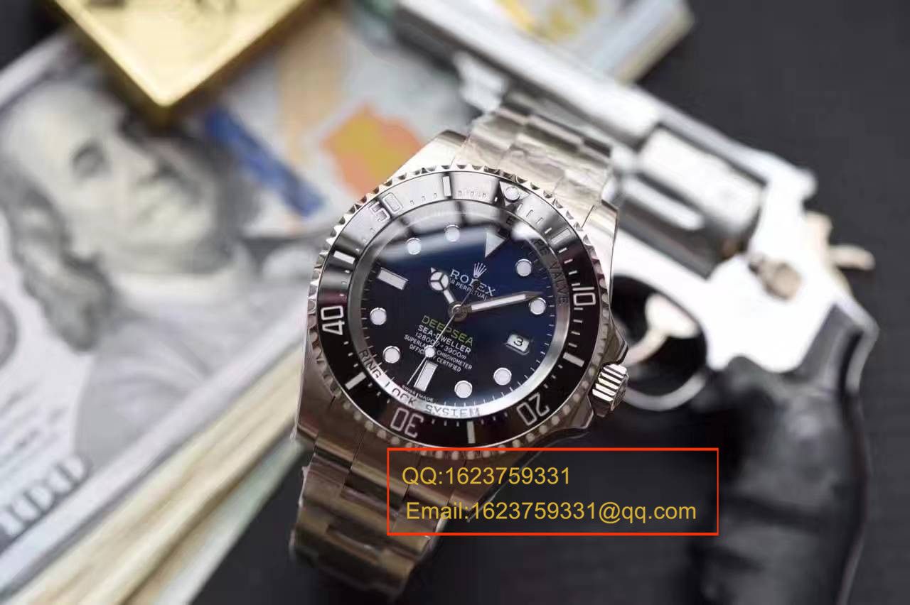【独家视频解析】N Factory V7版本 High quality  Knockoff  Watches  Rolex 海使型系列116660-98210 蓝盘 wrist watches (蓝面渐变蓝鬼王)  / RBD0551