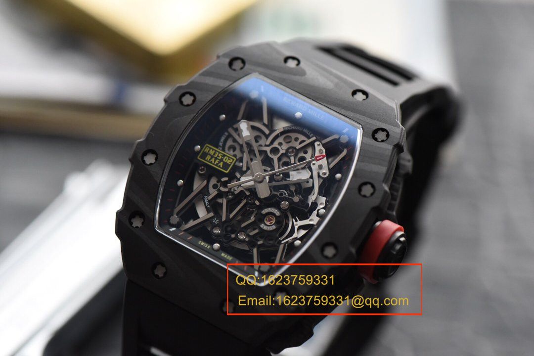 KV新品 RM35-02系列 top 版（纳达尔限量版） carbon fiber 系列最强 Replica 版本 / RM 035-02