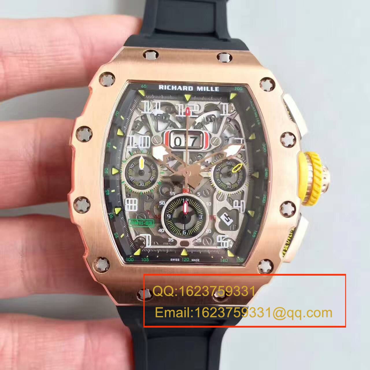 【RM Factory  Perfect  High quality  Copy  Watches 】RICHARD MILLE 男士系列RM11-03男士 wrist watches  / RMBE11-03A