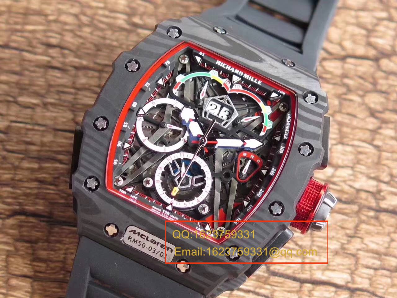 【KV Perfect  High quality  Copy  Watches 】RICHARD MILLE 男士系列RM 50-03 McLaren F1 wrist watches  / RM 50-03