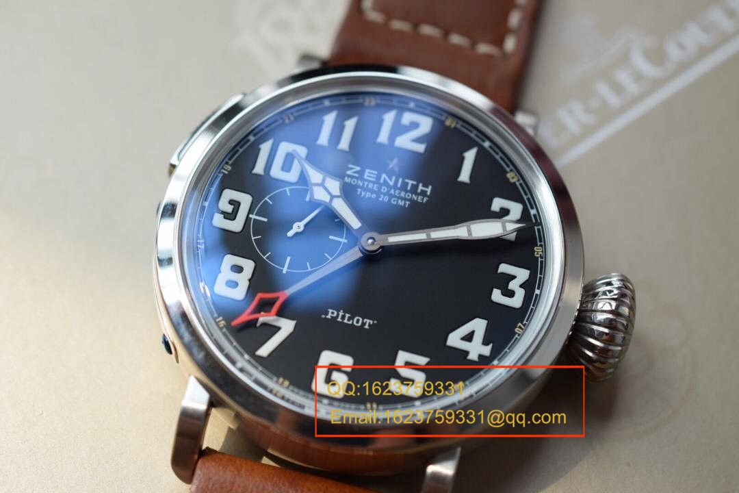 【独家视频测评KW High quality  Perfect 精 Replica Watches 】真力时飞行员系列03.2430.693/21.C723男表 / ZSL026
