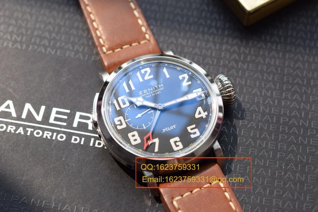 【独家视频测评KW High quality  Perfect 精 Replica Watches 】真力时飞行员系列03.2430.693/21.C723男表 / ZSL026