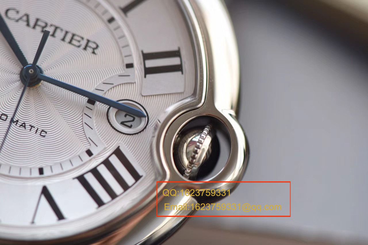 【独家视频测评V6 Factory  Perfect  High quality  Replica Watches 】 Cartier  蓝气球系列大号蓝气球42毫米W69012Z4男表 / K128