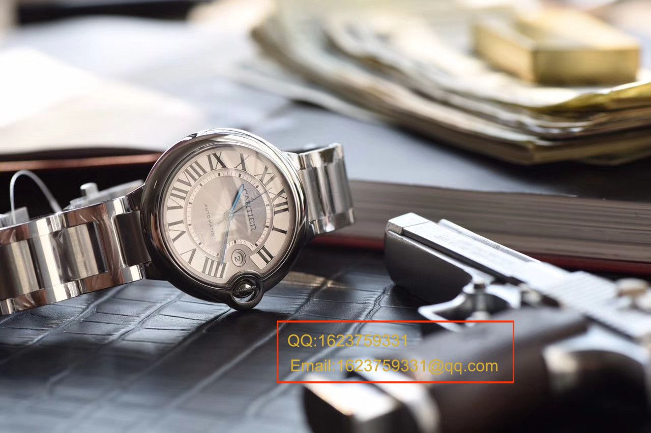 【独家视频测评V6 Factory  Perfect  High quality  Replica Watches 】 Cartier  蓝气球系列大号蓝气球42毫米W69012Z4男表 / K128