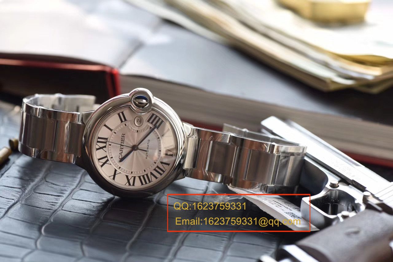 【独家视频测评V6 Factory  Perfect  High quality  Replica Watches 】 Cartier  蓝气球系列大号蓝气球42毫米W69012Z4男表 / K128