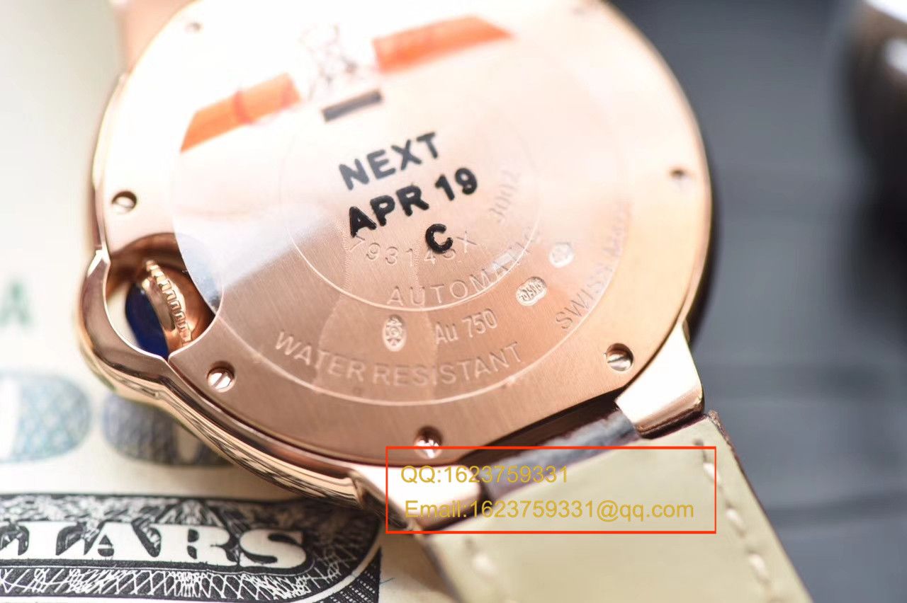 【独家视频测评V6 Factory  Perfect  High quality  Replica Watches 】 Cartier  小号蓝气球系列33毫米W6920097女士 wrist watches  / K126