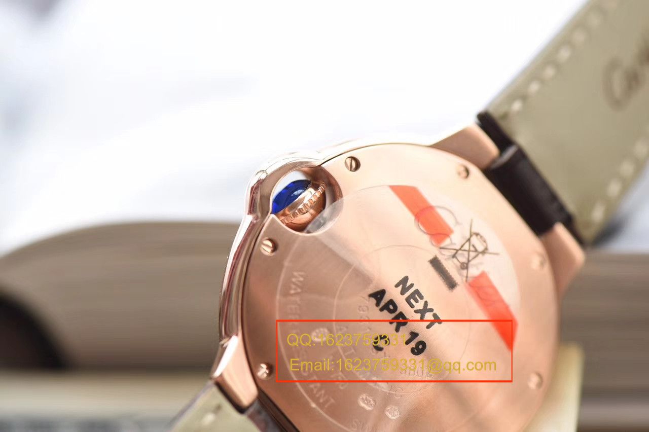 【独家视频测评V6 Factory  Perfect  High quality  Replica Watches 】 Cartier  小号蓝气球系列33毫米W6920097女士 wrist watches  / K126