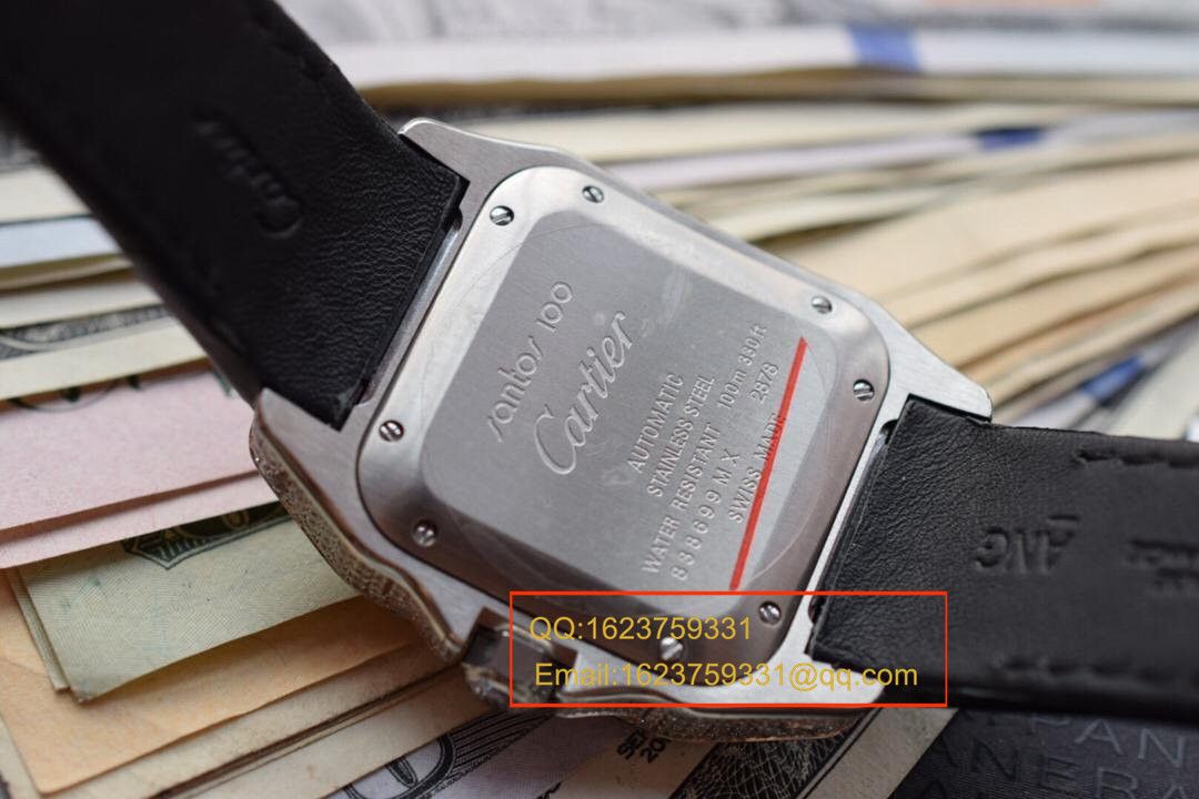 【独家视频测评】HBBV6 Factory  Cartier  100周年款 Santos 系列满钻33 毫米女表 / 42毫男表 / KCE066
