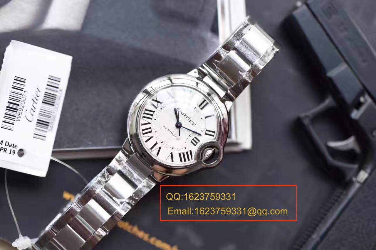 【独家视频解析V6 Factory  Perfect  High quality  Replica Watches 】 Cartier  蓝气球系列小号33毫米机械女表W6920071/W6920085 / K117