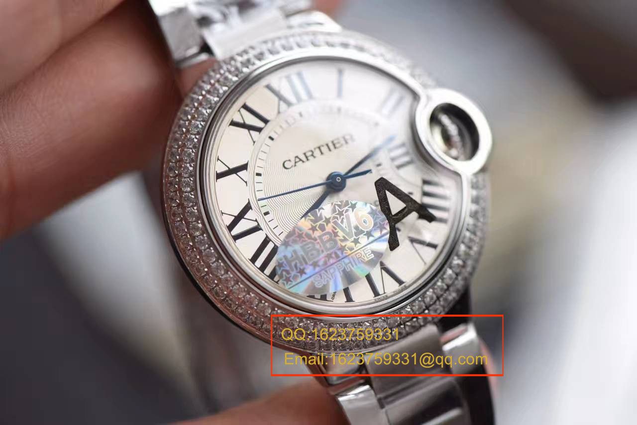 【HBBV6 Factory  Perfect  High quality  Replica Watches 】 Cartier  蓝气球系列WE9006Z3《大号36毫米》、中号33毫米WE902035女表 / K124
