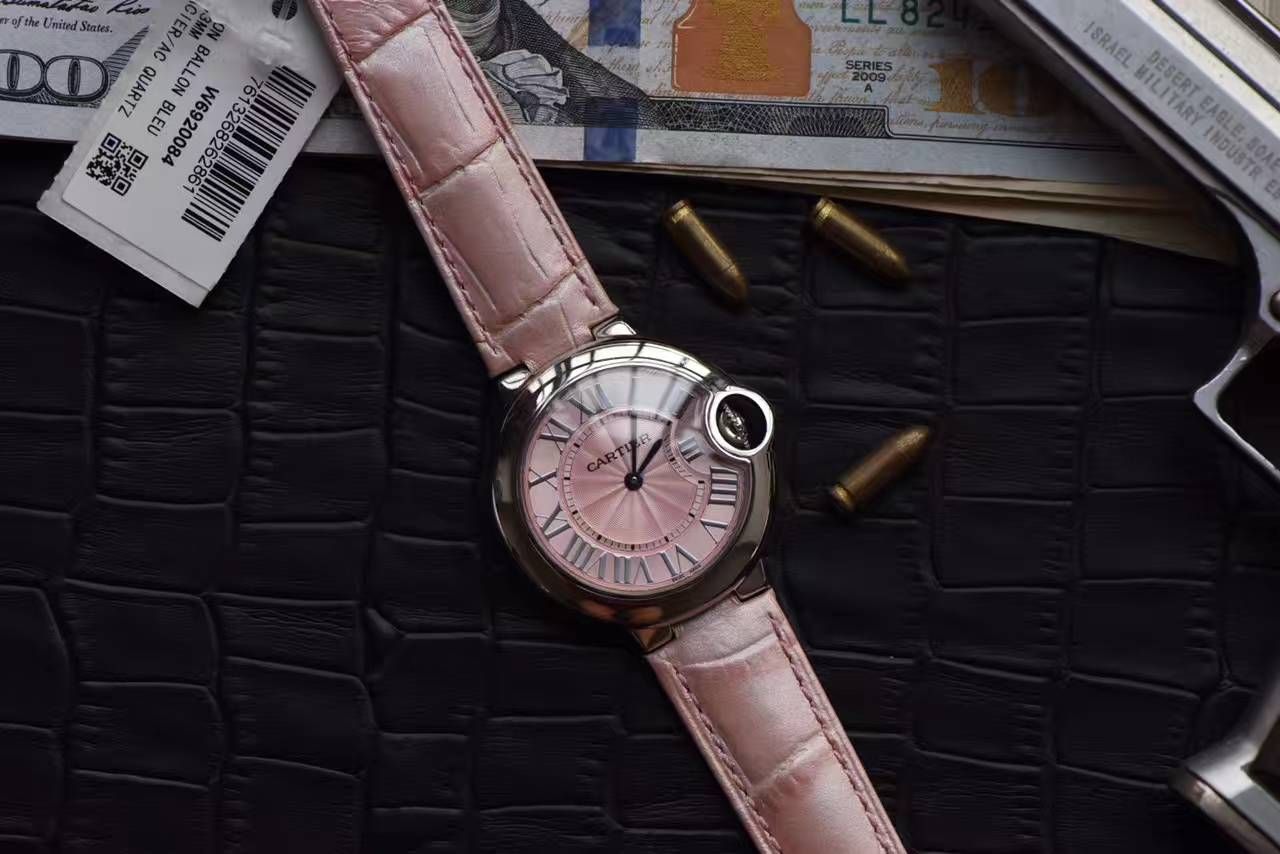 【HBBV6 Factory  Perfect  High quality  Replica Watches 】 Cartier  蓝气球系列W6920038女士28毫米/33毫米石英 wrist watches  / K121