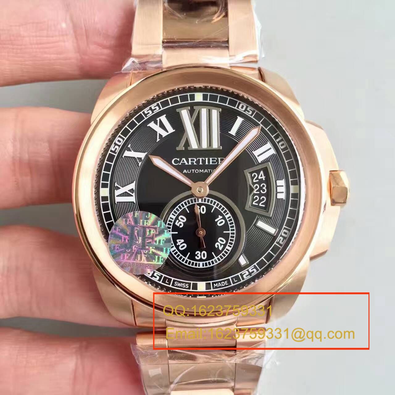 【JF Factory  Perfect  High quality  Replica Watches 】 Cartier  CALIBRE DE  Cartier  系列W7100015 wrist watches  / K025