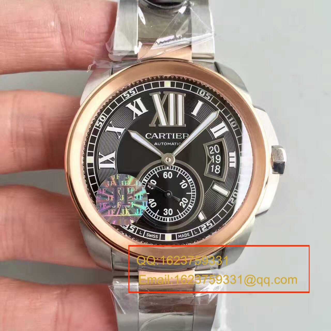 【JF Factory  Perfect  High quality  Replica Watches 】 Cartier  CALIBRE DE  Cartier  系列W7100015 wrist watches  / K025