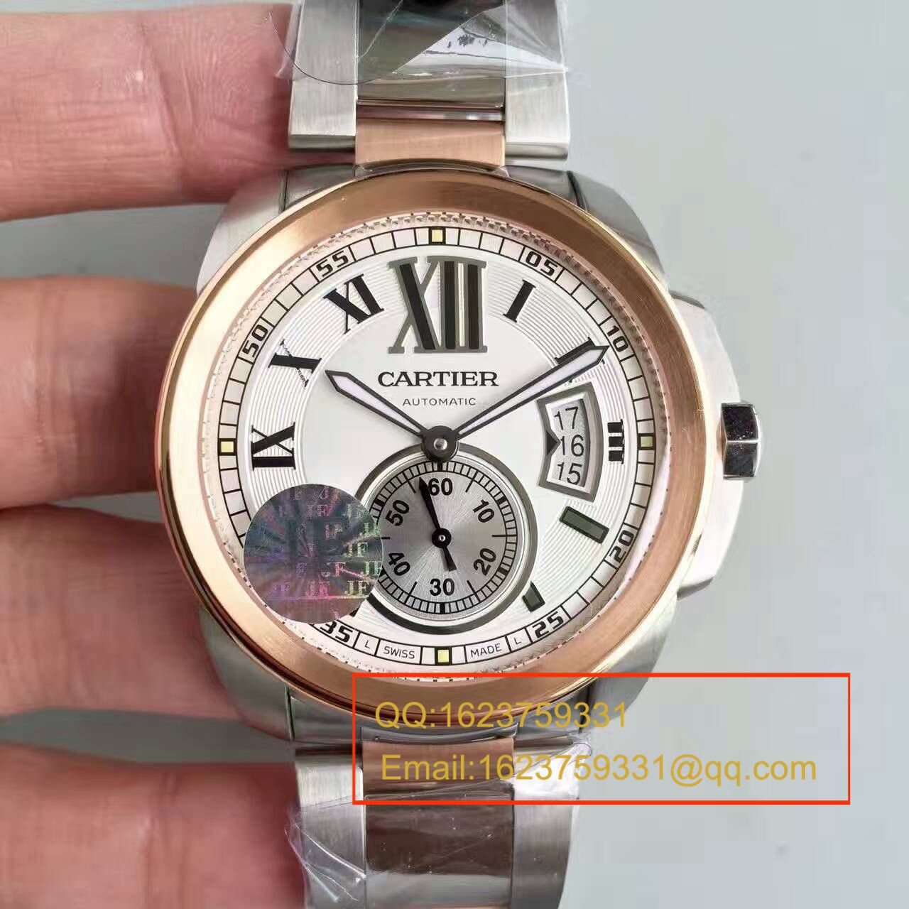 【JF Factory  Perfect  High quality  Replica Watches 】 Cartier  CALIBRE DE  Cartier  系列W7100015 wrist watches  / K025