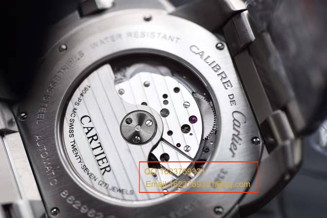 【JF Factory  Perfect  High quality  Replica Watches 】 Cartier  CALIBRE DE  Cartier  系列W7100015 wrist watches  / K025
