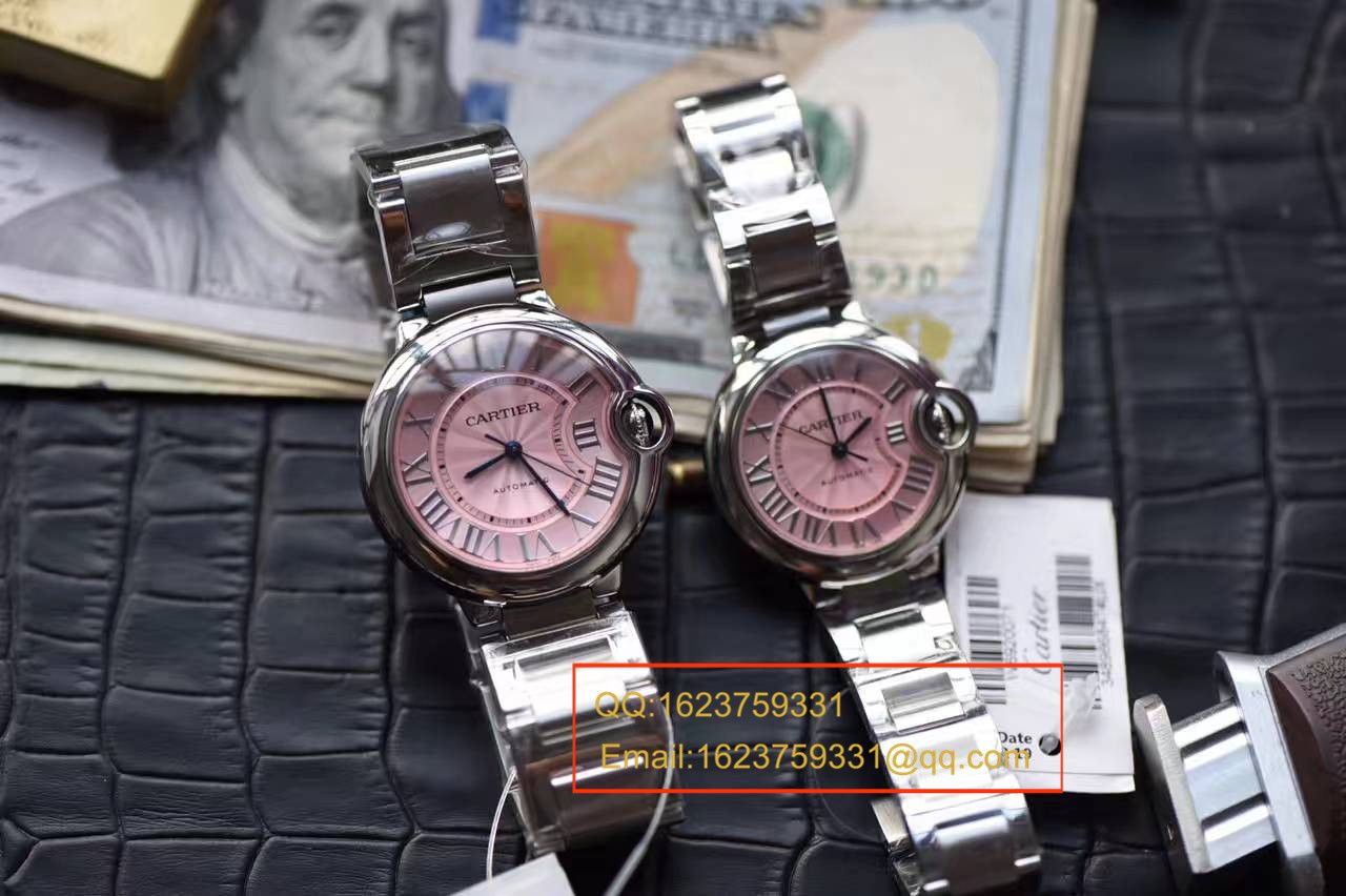【HBBV6 Factory  Perfect  top  Replica Copy  Watches 】 Cartier  蓝气球系列《33毫米》W6920100 《36毫米》W6920041机械 wrist watches  / K093
