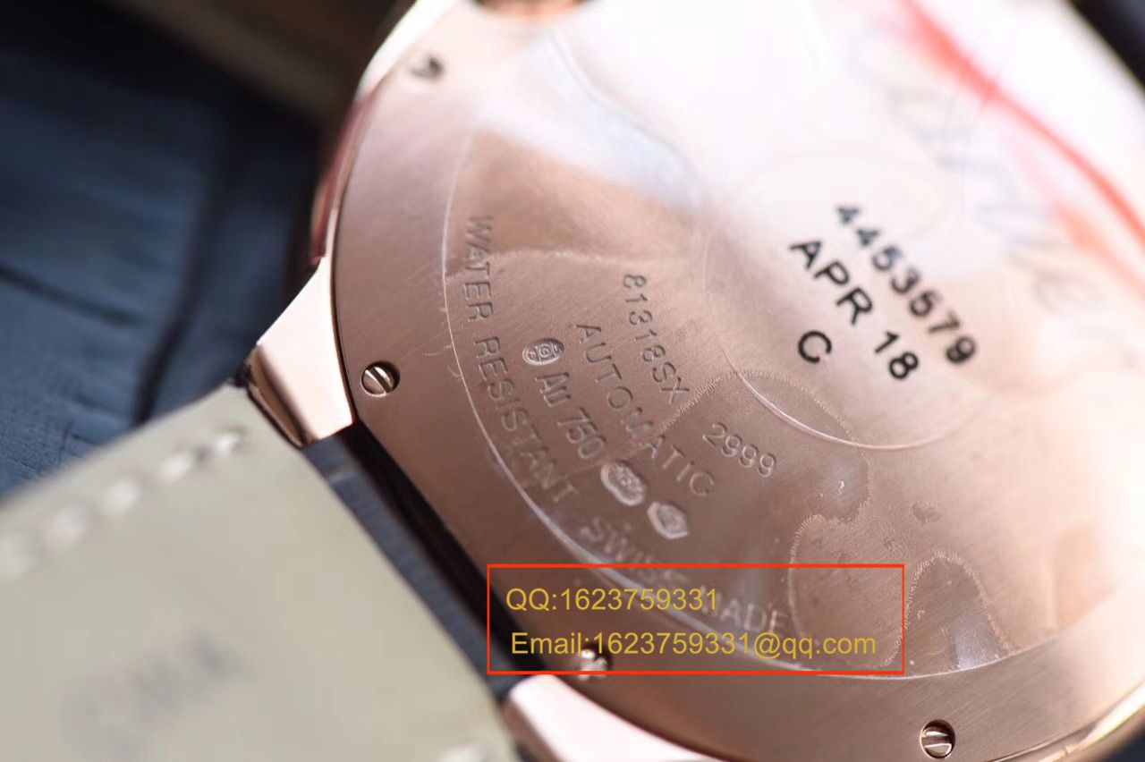 【HBBV6 Factory 1:1 Replica Watches 】 Cartier  蓝气球系列W6920037男表《男装42毫米》 / K085