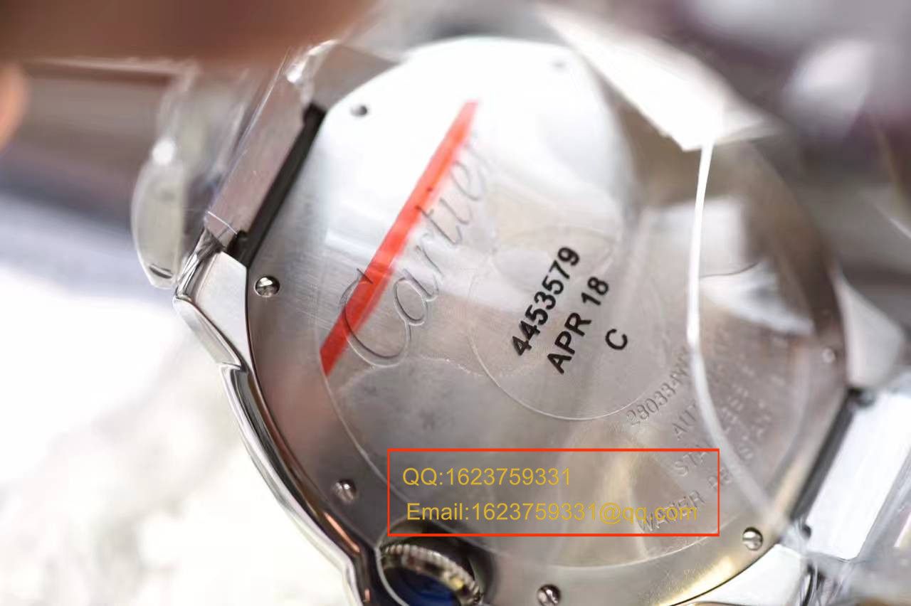 【HBBV6 Factory  Perfect  Knockoff  Watches 】 Cartier  蓝气球系列W6920042 wrist watches 《男表42毫米》 / K044.1