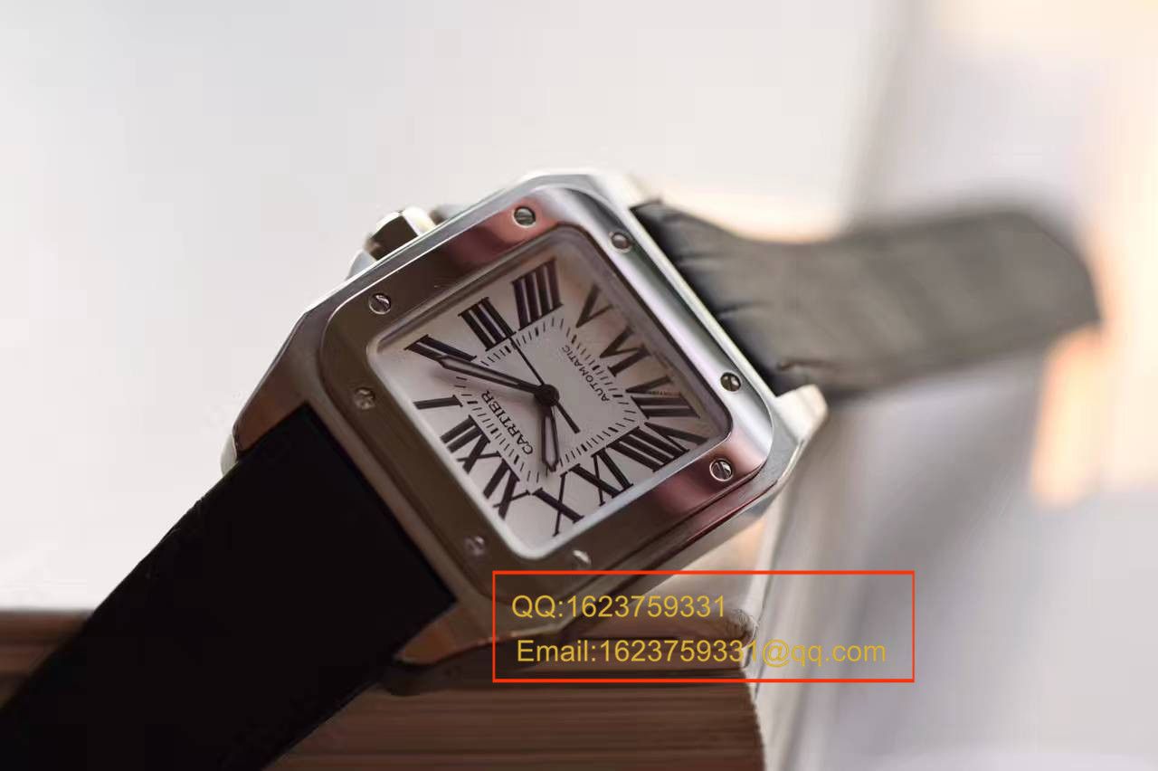 【独家视频测评HBBV6 Factory  Perfect  High quality  Replica Watches 】 Cartier   Santos 系列W20126X8 女士机械 wrist watches  / KDY084