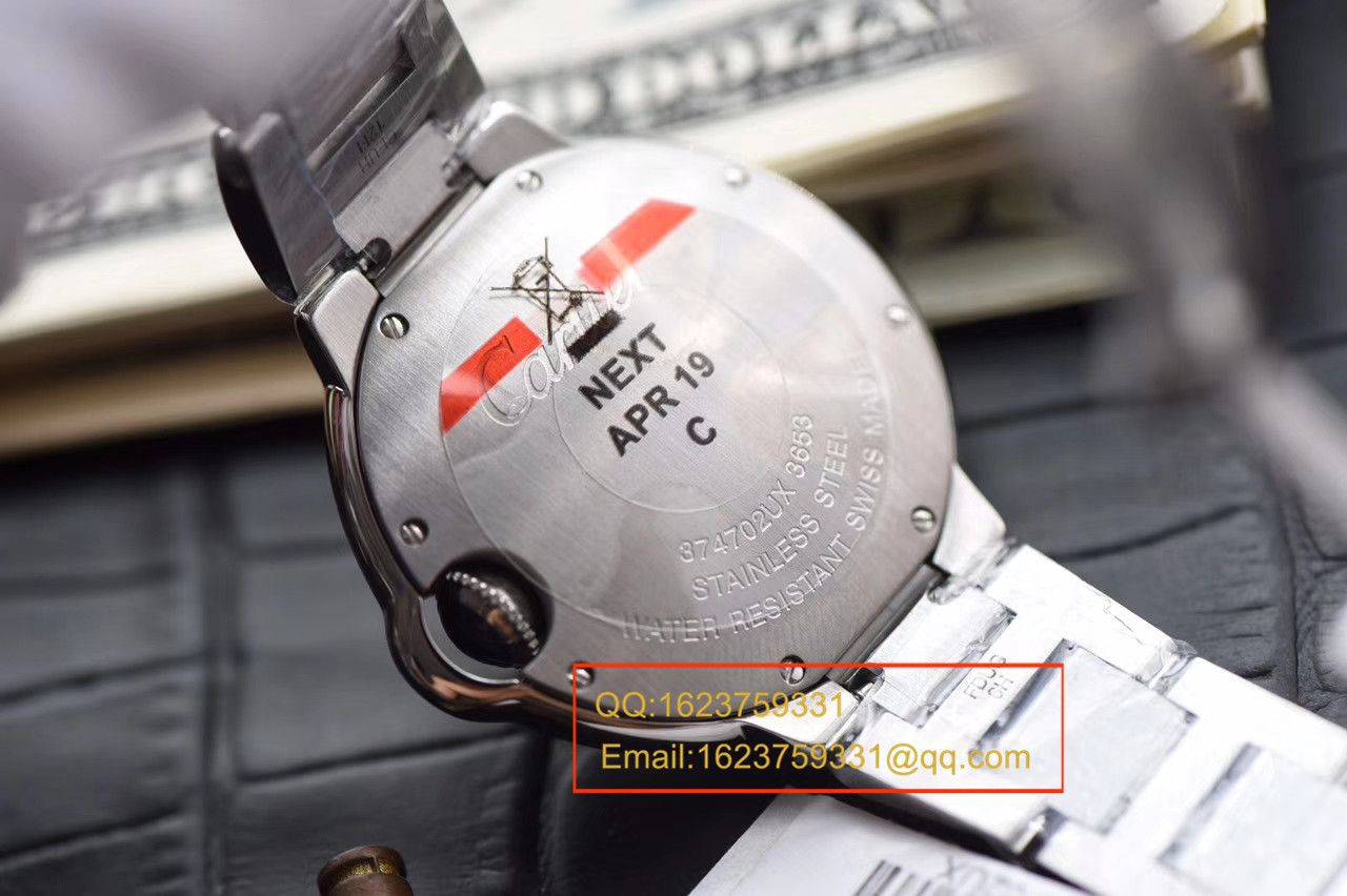 【V6 Factory  High quality 1:1 top  Replica Watches 】 Cartier  蓝气球系列女士小号蓝气球33毫米石英 Watches  / K054