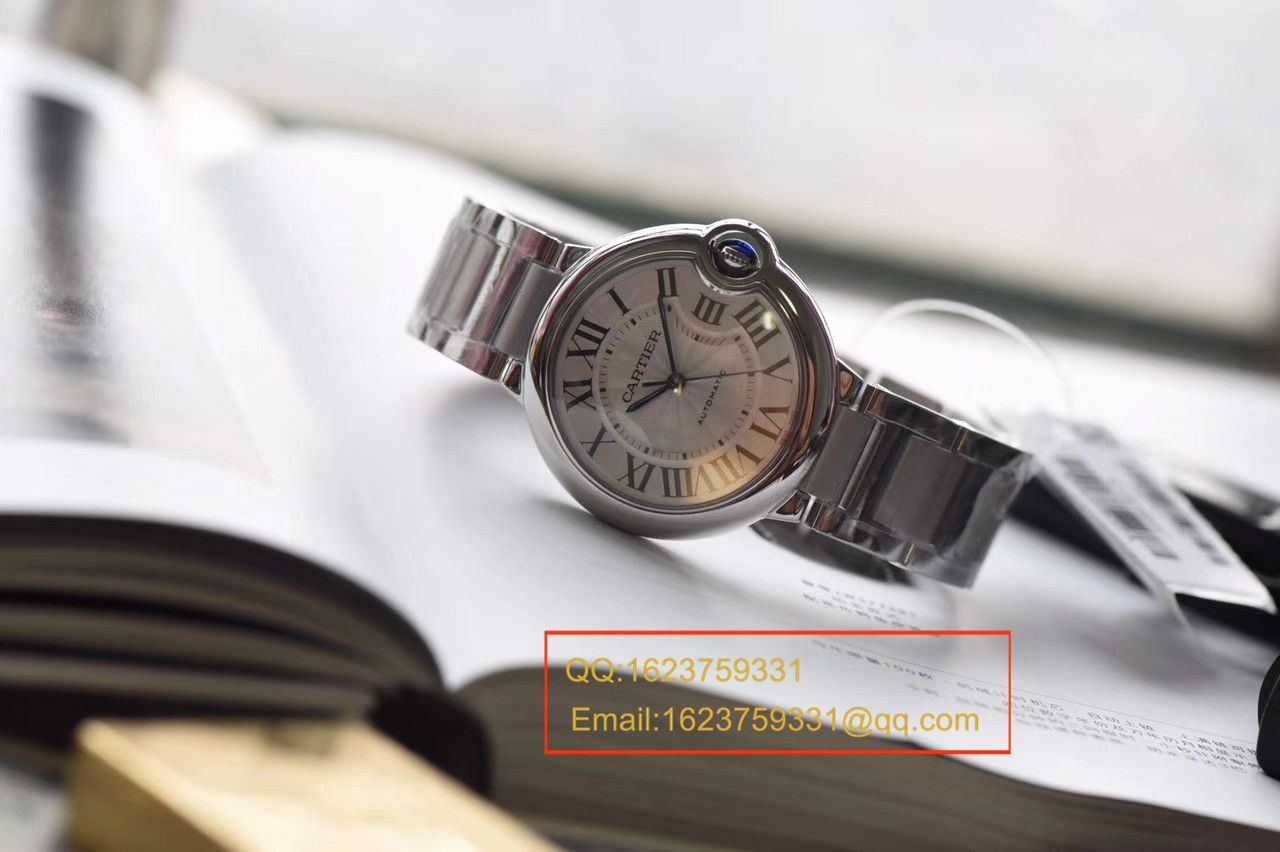 【V6 Factory  High quality 1:1 top  Replica Watches 】 Cartier  蓝气球系列女士小号蓝气球33毫米石英 Watches  / K054