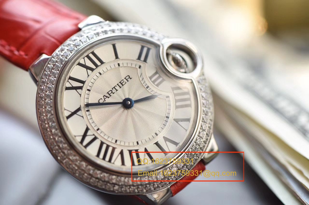 【HBBV6 Factory  Perfect  High quality  Knockoff  Watches 】 Cartier  蓝气球系列WE900351女士小号33毫米石英 wrist watches  / K044