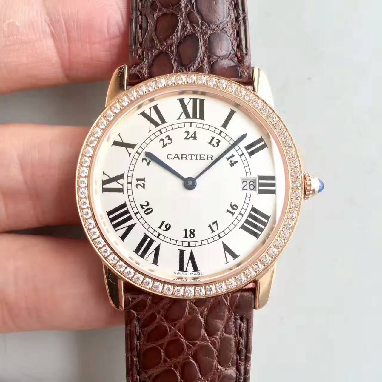 【K11 Factory  Perfect  High quality  Replica Watches 】 Cartier  RONDE DE  Cartier 系列WR000351/WR000651 wrist watches  / KAD090