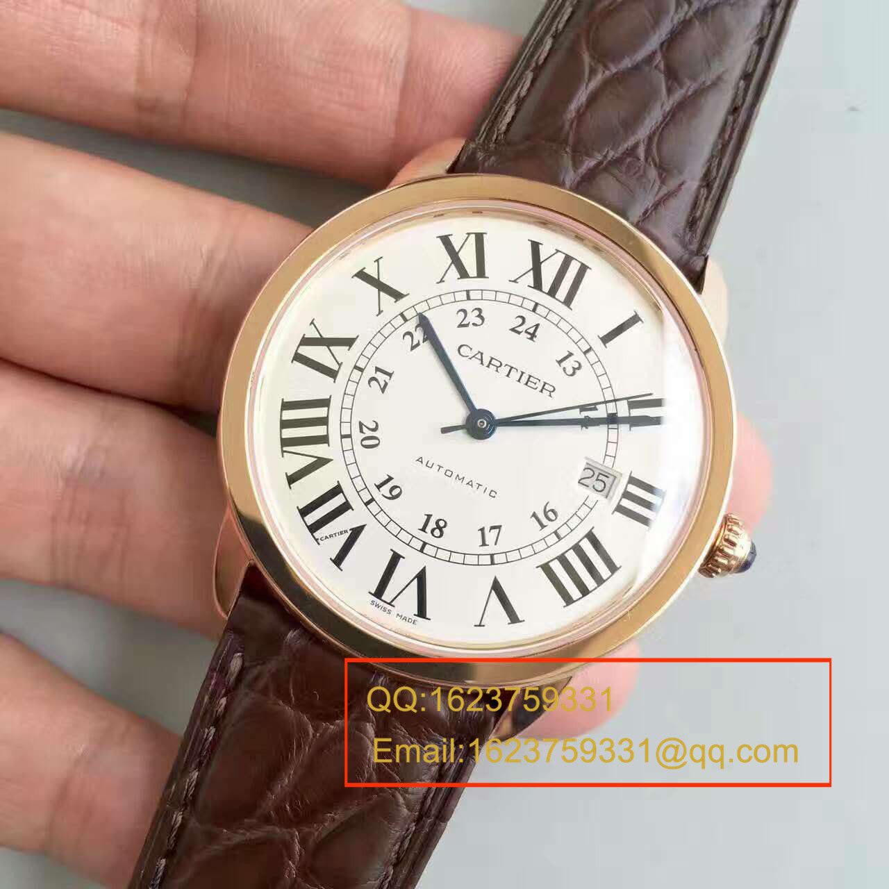 【A8 Factory 出品1:1 High quality  Replica Watches 】 Cartier  RONDE DE  Cartier 系列W6701009 wrist watches  / KAI069