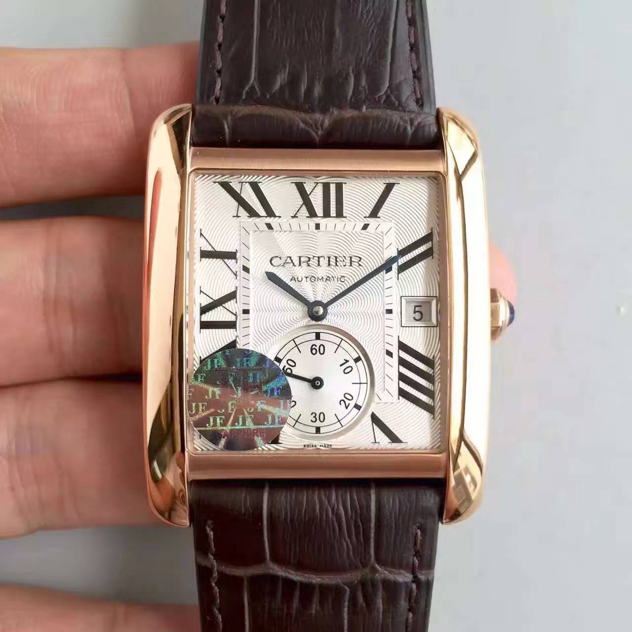 【JF Perfect  Knockoff  Watches 】 Cartier  英式 Tank MC 坦克系列终极版本 W5330001 wrist watches  / KAG022