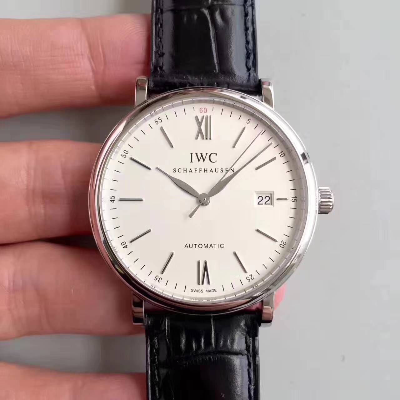 【独家视频测评MK Factory 1:1 Replica Watches 】 IWC 柏涛菲诺系列 IW356501男士 wrist watches  / WGAH058