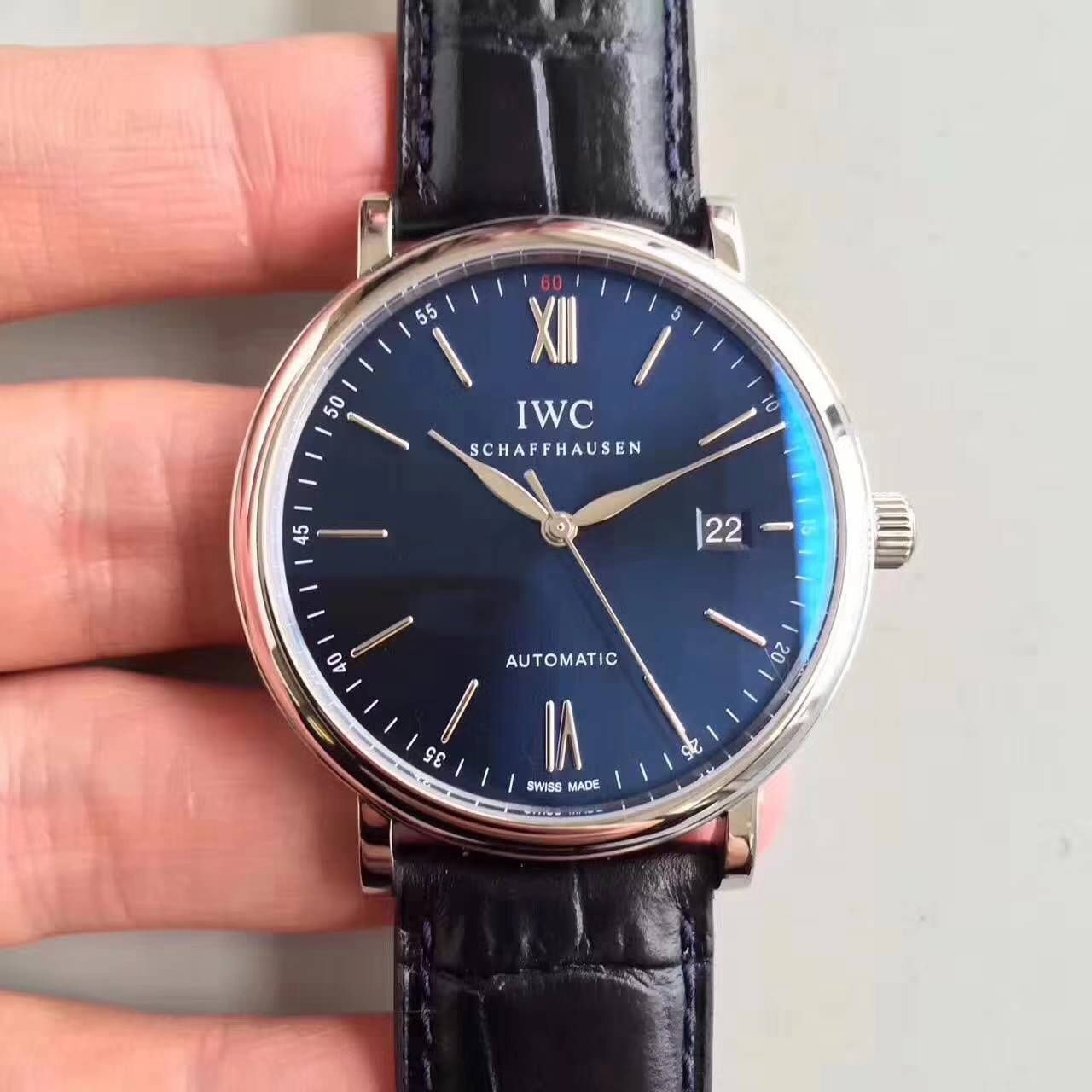 【独家视频测评MK Factory 1:1 Replica Watches 】 IWC  IWC 柏涛菲诺系列 大三针 IW356512 男士 Watches  / WGAH117
