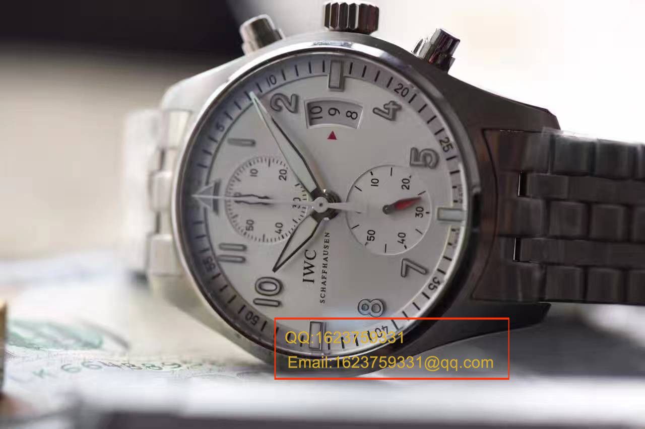 【独家视频测评】V6 Factory  Perfect  High quality  Replica Watches  IWC 飞行员计时 “JU-AIR”特别版系列IW387809钢带 / WG168