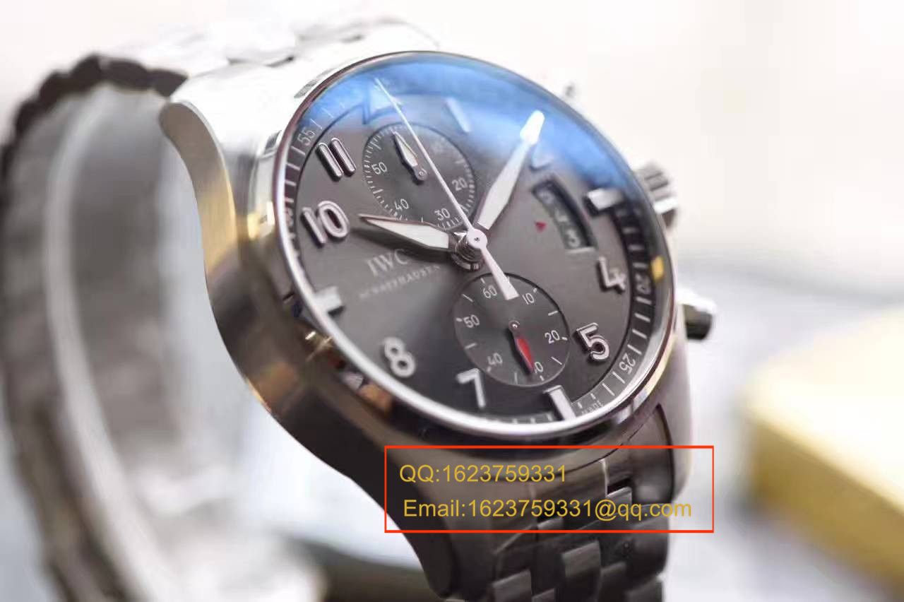 【独家视频测评V6 Factory  Perfect  High quality  Replica Watches 】 IWC 飞行员喷火战机计时 wrist watches 系列 IW387804 wrist watches  / WG216