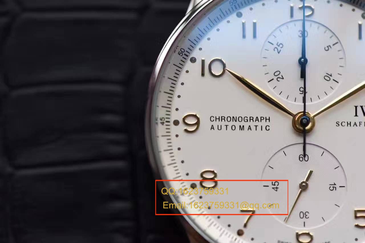 【独家视频测评YL Factory V7版本1:1 top  Replica Watches 】 IWC 葡萄牙 Replica 葡萄牙计时IW371445黄定钉刻度 wrist watches  / WG280