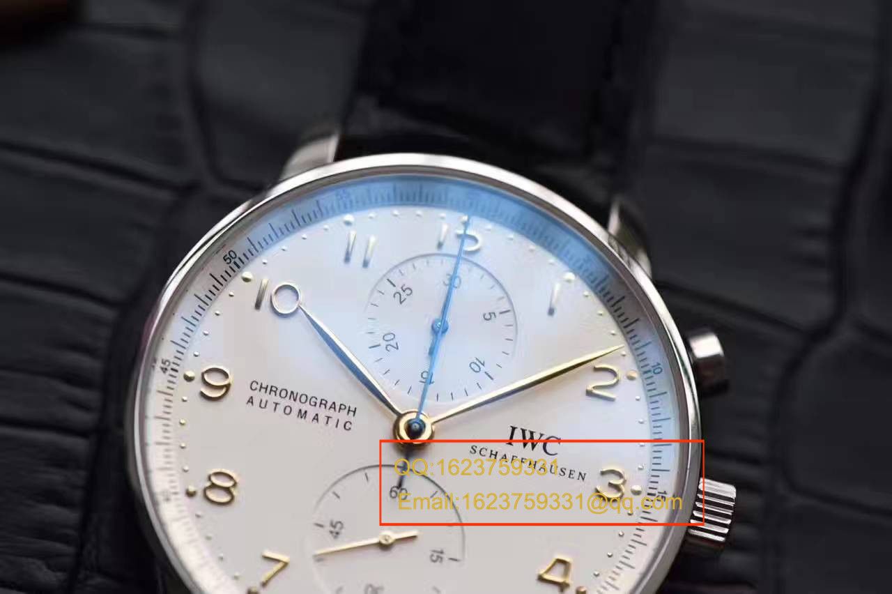 【独家视频测评YL Factory V7版本1:1 top  Replica Watches 】 IWC 葡萄牙 Replica 葡萄牙计时IW371445黄定钉刻度 wrist watches  / WG280