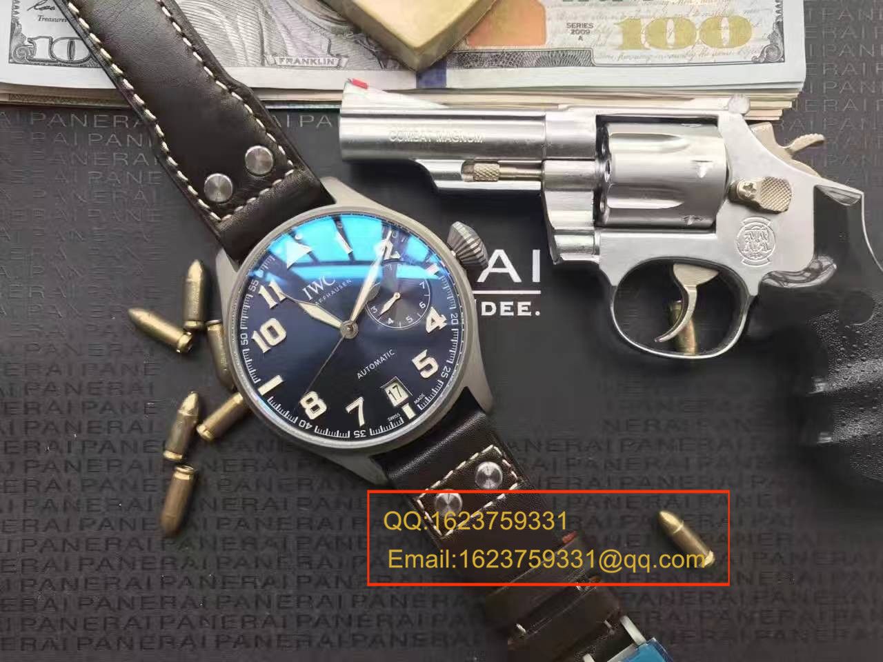 【独家视频测评】YL Factory 1:1 High quality  Copy  Watches 之 IWC 大型飞行员特别版喷砂精钢壳套蓝面男表 / WG258