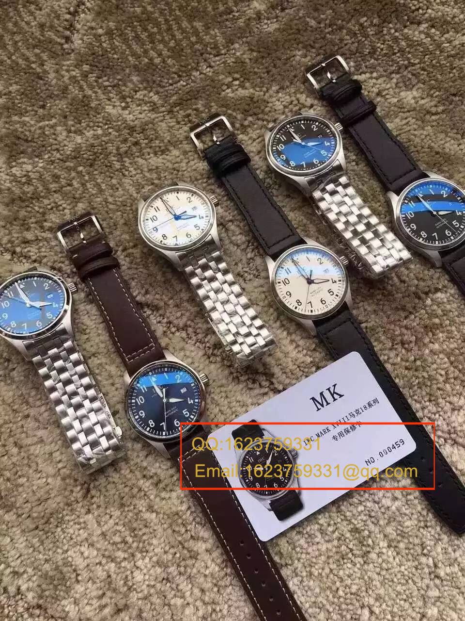 【独家视频测评】【MK Factory 1:1 Knockoff  Watches 】 IWC  MARK XVII 飞行员 wrist watches “蓝面小王子”特别版系列IW327004 wrist watches  / WG243A