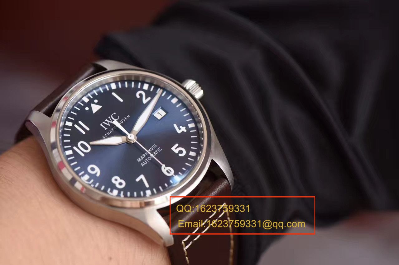【独家视频测评】【MK Factory 1:1 Knockoff  Watches 】 IWC  MARK XVII 飞行员 wrist watches “蓝面小王子”特别版系列IW327004 wrist watches  / WG243A