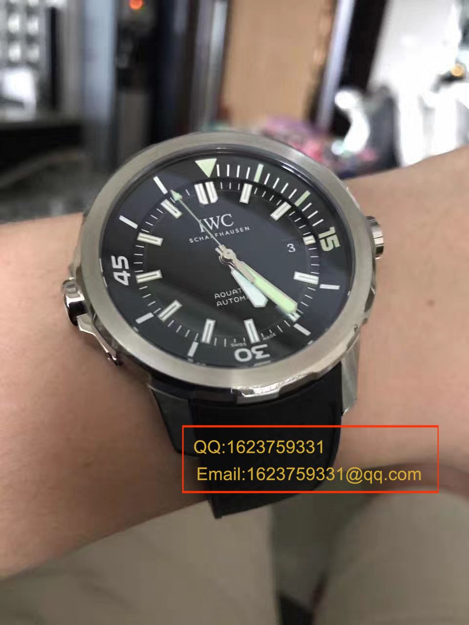 【独家视频测评1:1 High quality  Replica Watches 】 IWC 海洋时计系列CHRONOGRAPH计时IW329001 wrist watches  / WG165